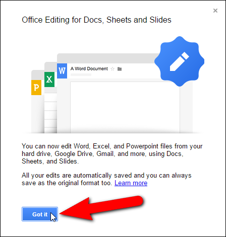 excel file in google drive for mac
